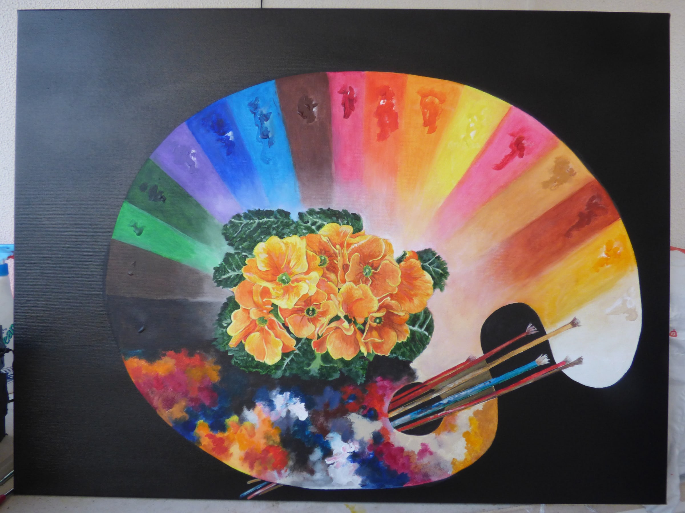 Paleta De Cores E Flores