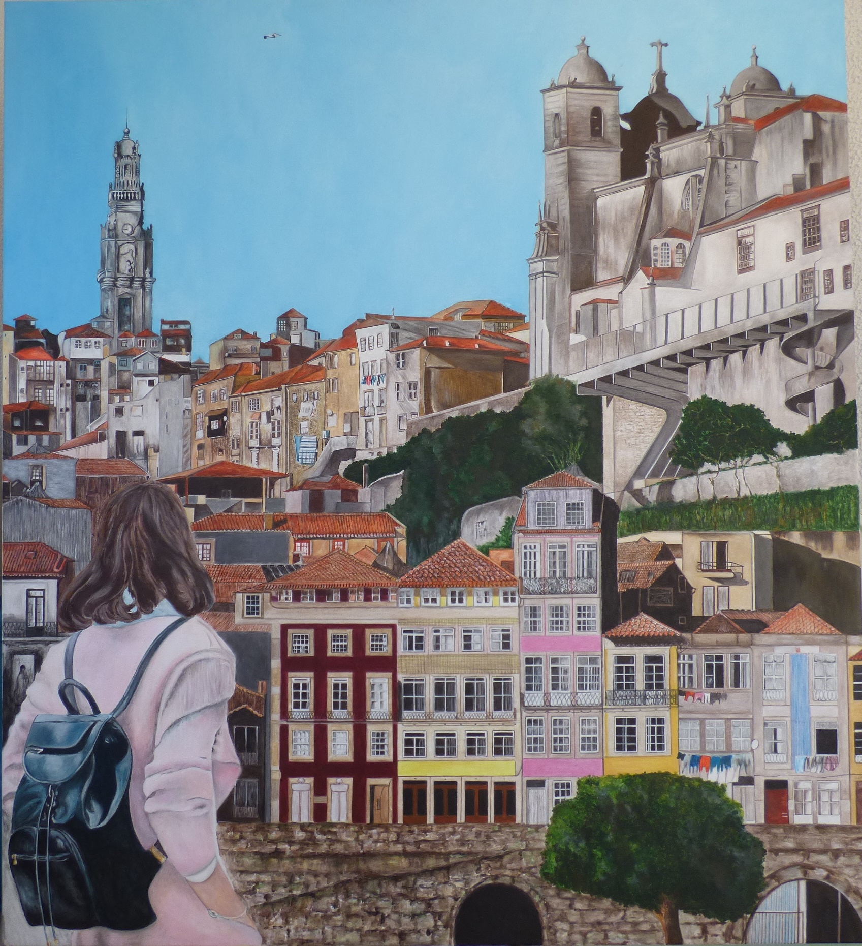 Cidade Invicta 90x100cms