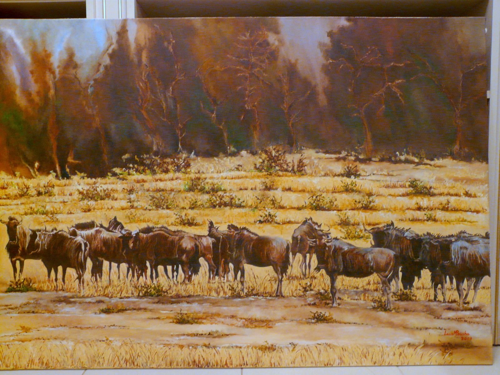 Gnus 80x100cms