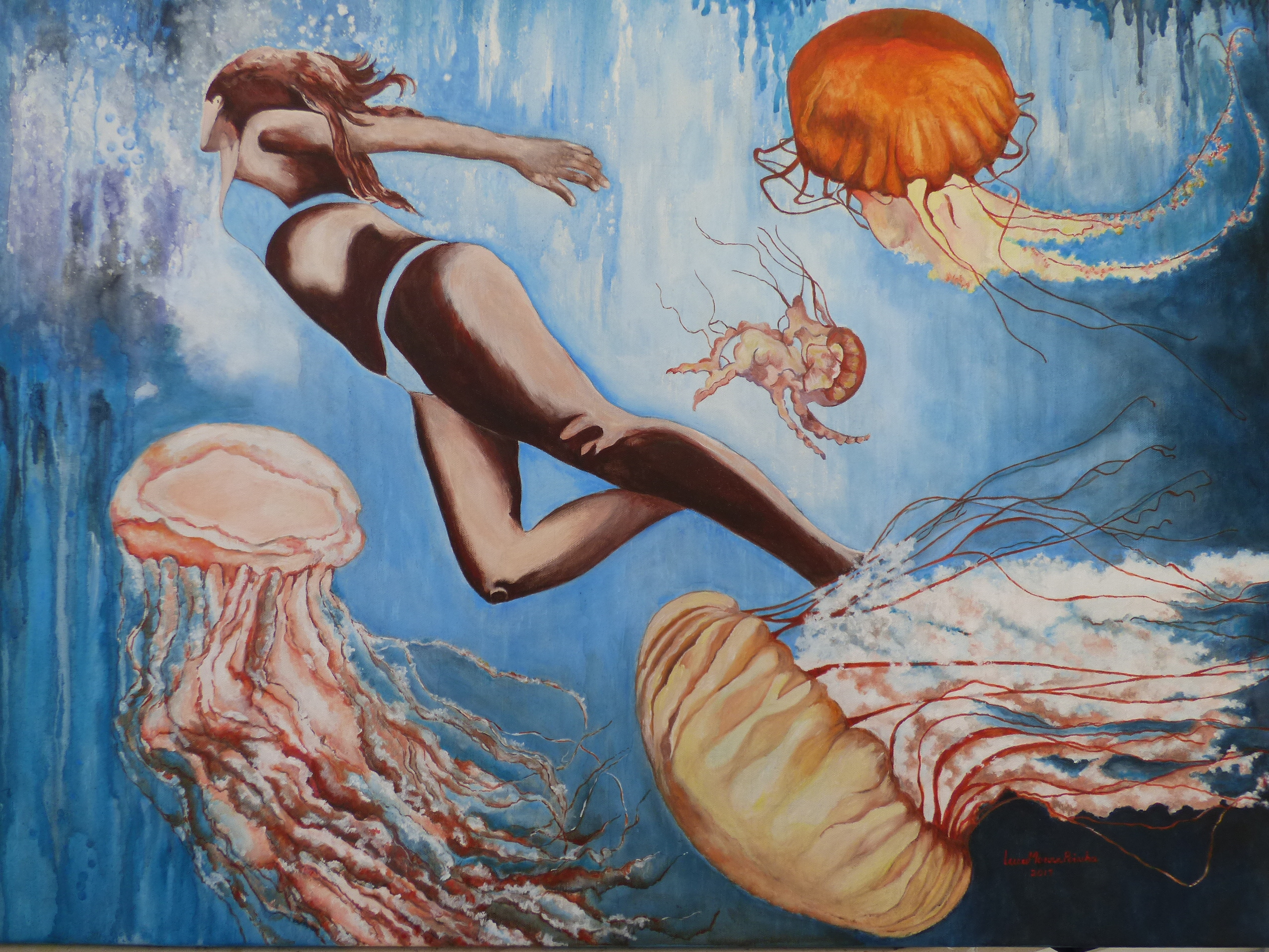 Mergulho Surreal 2 60x80cms