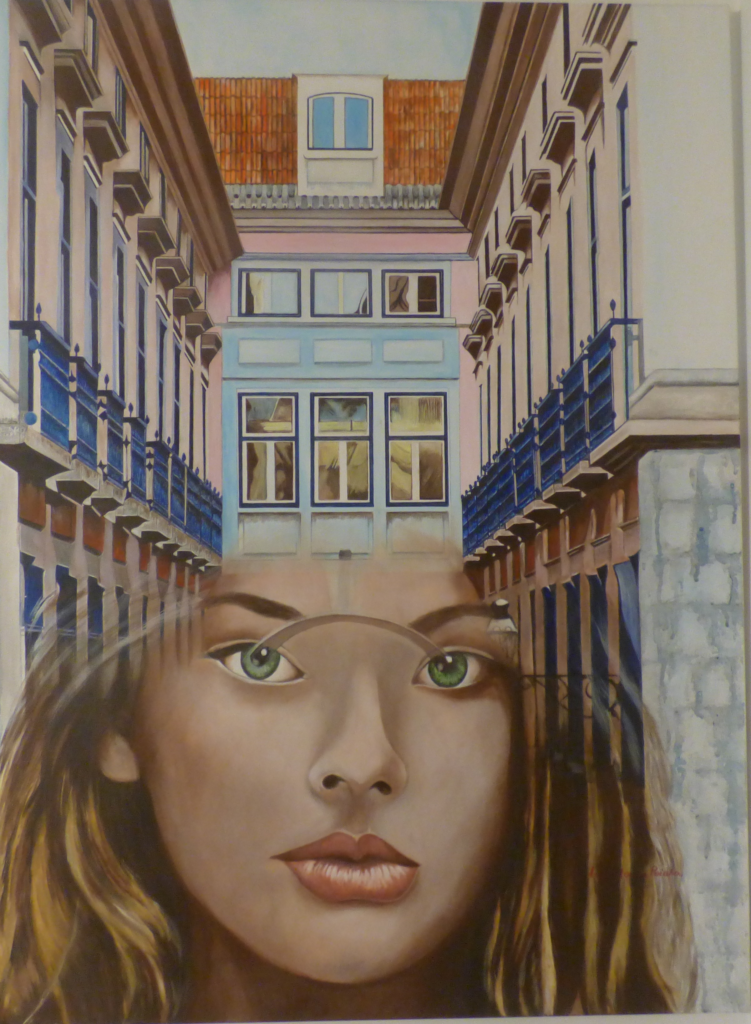 Rua Da Rosa 90x60cms