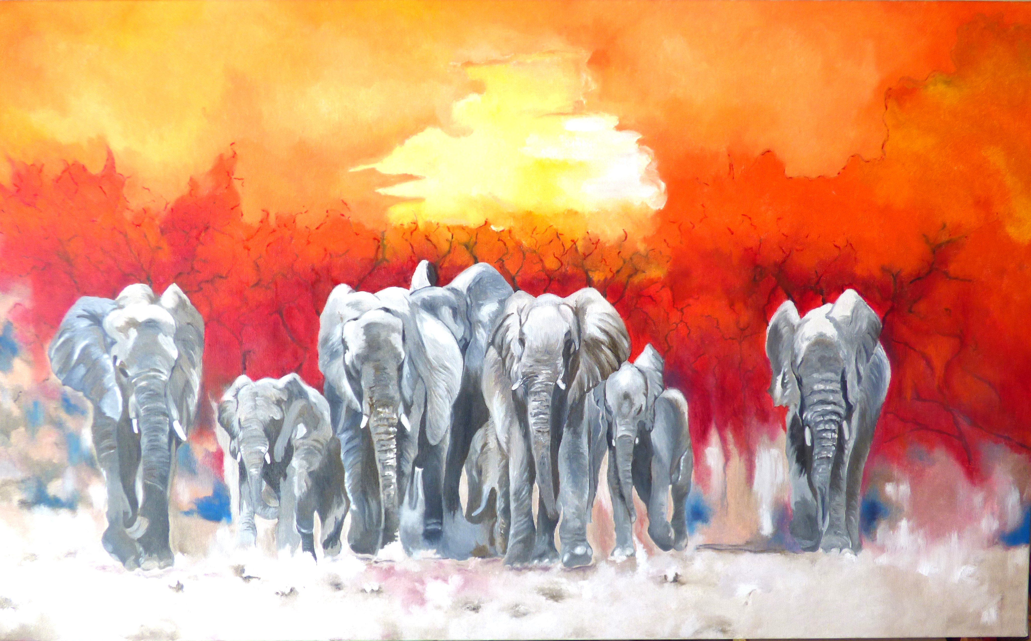 The Walk For Life 60x100cms