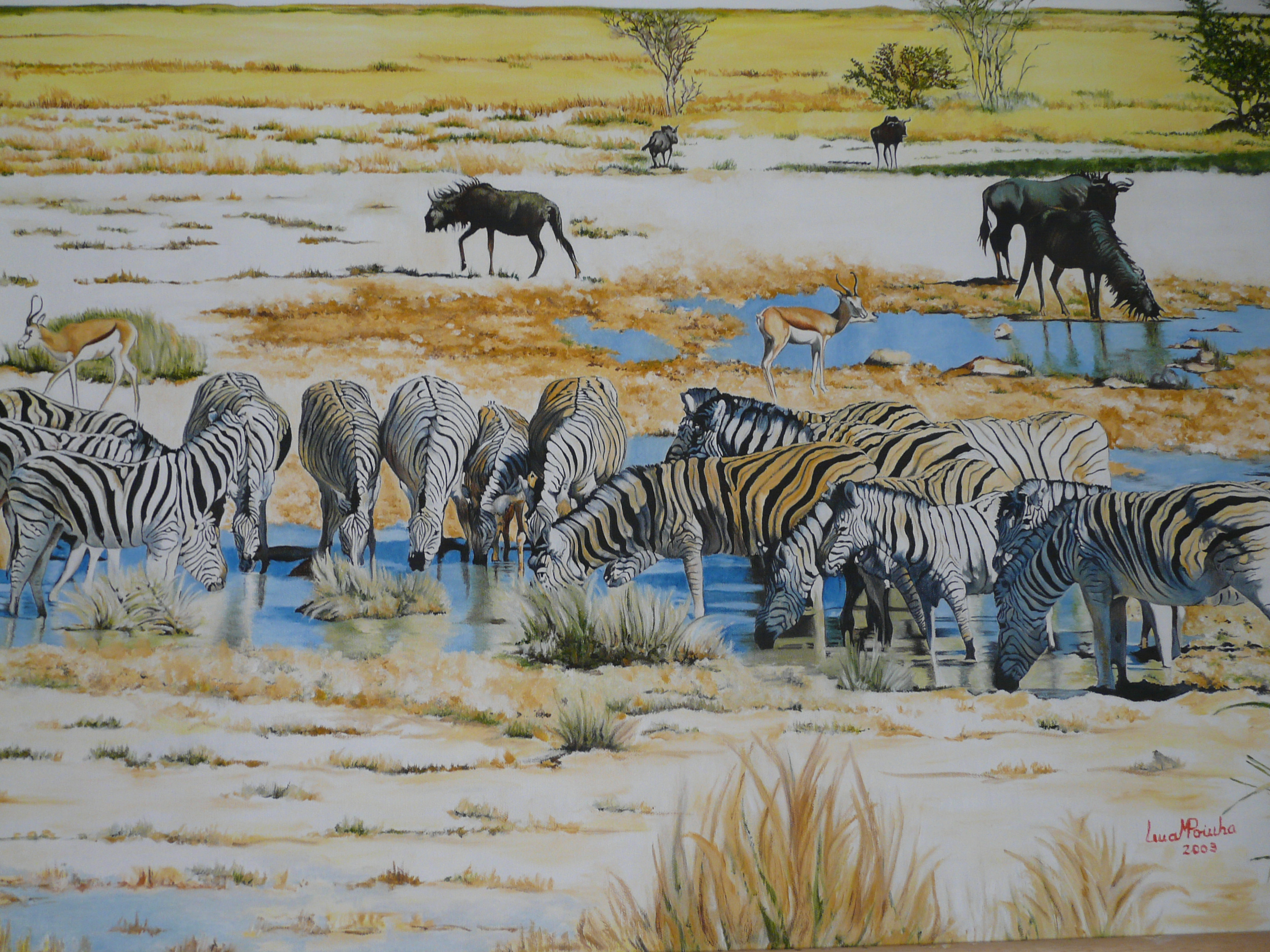 Waterhole 70x90cms